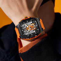 Three-dimensional Hollow Quartz Transparent Bottom Men