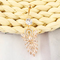 New Belly Button Ring Fashionable And Sexy Belly Button Nail Zircon