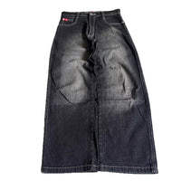 Mens Straight-leg Wide-leg Relaxed-fit Jeans