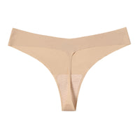 Large Seamless Invisible Women's One-piece Ice Silk Underwear