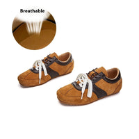 Women's Casual All-match Horse Fur White Shoes
