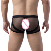 Breathable Hollow Men's Boxer Briefs