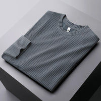Men's Solid Color Bottoming Shirt Thickened Sweater