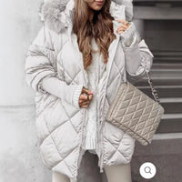Elegant Winter Hooded Cardigan Coat