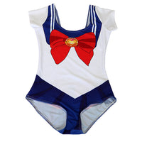 Digital Printed Sleeved One Piece Swimsuit