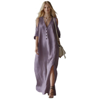 New Lace-trimmed Loose-fit Womens Casual Dress