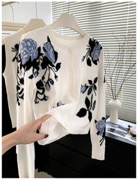 Women's Simple Casual Printed Sweater