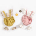 Summer Solid Color Baby Jumpsuit