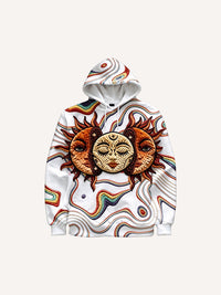Fashion Casual Printed Polyester Sweater