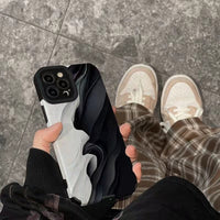 Wave Pattern Veneer Phone Case