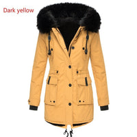 Women's Clothing Fleece-lined Thickened Women's Cotton Padded Clothing Women's Winter
