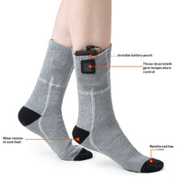 Winter Thermal-Regulating Chargeable Three-Speed Temperature-Controlled Heated Socks