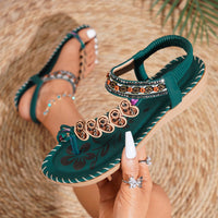 Bohemian Daily Casual Summer Rhinestone Sandals