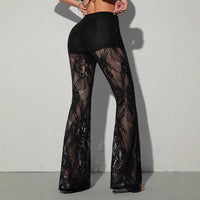 Sexy Sheer Flared Pants For Women