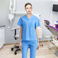 Short-sleeve Workwear For Doctors  Beauty Salons  And Dental Clinics