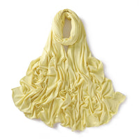 56 Colors Solid Color Modal Scarf Small Size Monochrome Jersey Veil Mercerized Cotton Scarf