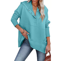 Womens New Loose Casual Batwing Hoodie With A Hood