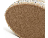 Hemp Rope Rhinestone Sponge Cake One-line Slippers For Women