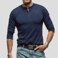 Men's Fashionable Pure Cotton Crewneck Long-Sleeve