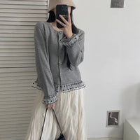 Lace Knitted Cardigan Casual Women's Sweater