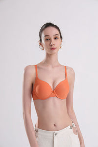 Women's Underwear French Hook And Eye Closure With Steel Ring Gathering Bra