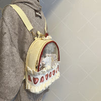 Strawberry Cream Cake Plush Backpack
