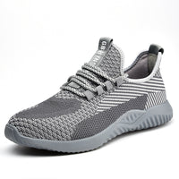 Men's Summer Flying Weaving Labor Protection Shoes