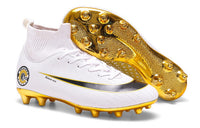 Training Special High-top Gold-plated Bottom Football Shoes