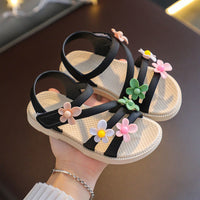 Girls' Foreign Style Anti Slip Soft Sole Sandals
