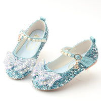 Children's New Bow Show Velcro Princess Shoes