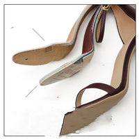 High-heeled Women's Shoes With Stiletto Round Toe And  Toe Fashion
