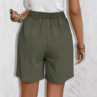 Ice Silk Wide-leg Shorts Casual And Versatile