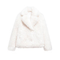 Simple Versatile Casual Long Sleeve Wool Coat