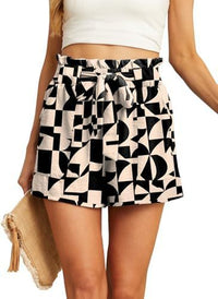 Women's Short Belt Pocket Summer Casual