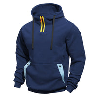 Men's Sweater Hoodie Zipper Multi-pocket Pullover