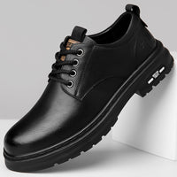 Retro Outdoor Men's Shoes Big Toe Casual Leather Shoes