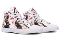Fashion Printed Couple High Top Canvas Shoes