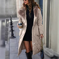 Fashionable Temperament Drawstring Waist Cold Protective Clothing