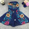 Indian Nibor Cotton And Linen Scarf