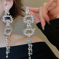 Stylish Letter-shaped Tassel Earrings