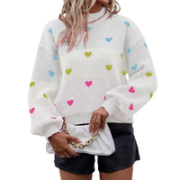 Relaxed-fit Long-sleeve Turtleneck Knit Casual Pullover Sweater