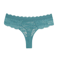 Patterned Semi-transparent Mid-rise Womens Briefs Sexy Womens Lace Thong