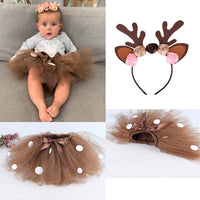 Photography Tutu Skirt Suit Christmas Elk Skirt