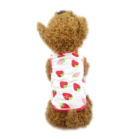 Candy-colored Pet Springsummer Thin Cotton Printed Vest