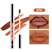 Tear-off Lip Liner Dye-and-peel Formula That Stays Put Without Fading Or Smudginglip Pencil Lipstick