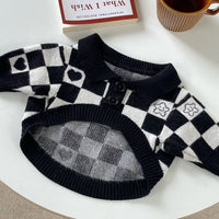 Dog Cat Fighting Schnauzer Kitten Winter Sweater