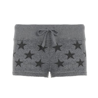 American-style Streetwear Star-print Low-rise Lace-up Casual Shorts