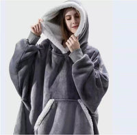 Women's Winter Flannel Loungewear Casual Hoodie