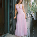 Women's Solid-color Cross-border Backless Dress
