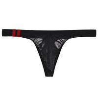 Men's Ice Silk Transparent T-back Thin